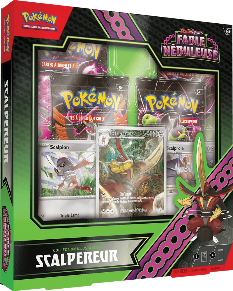 Pokémon - EV6.5 - Coffret Illustration Scalpereur