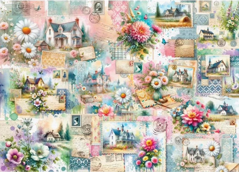 Country Bliss Letters (1000 pcs)