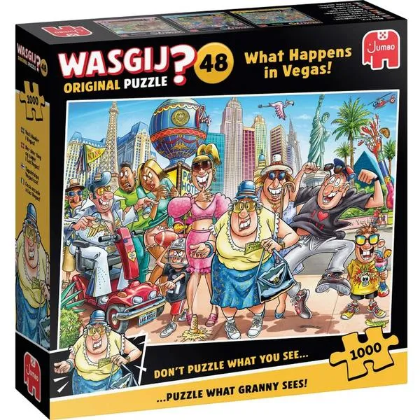 Wasgij Original 48, Ce qui se passe à Vegas!, 1000