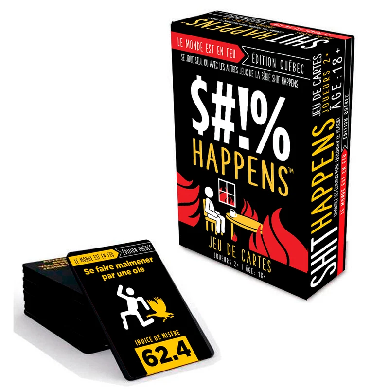 Jeu Shit Happens- Le monde est en feu Édition Qc