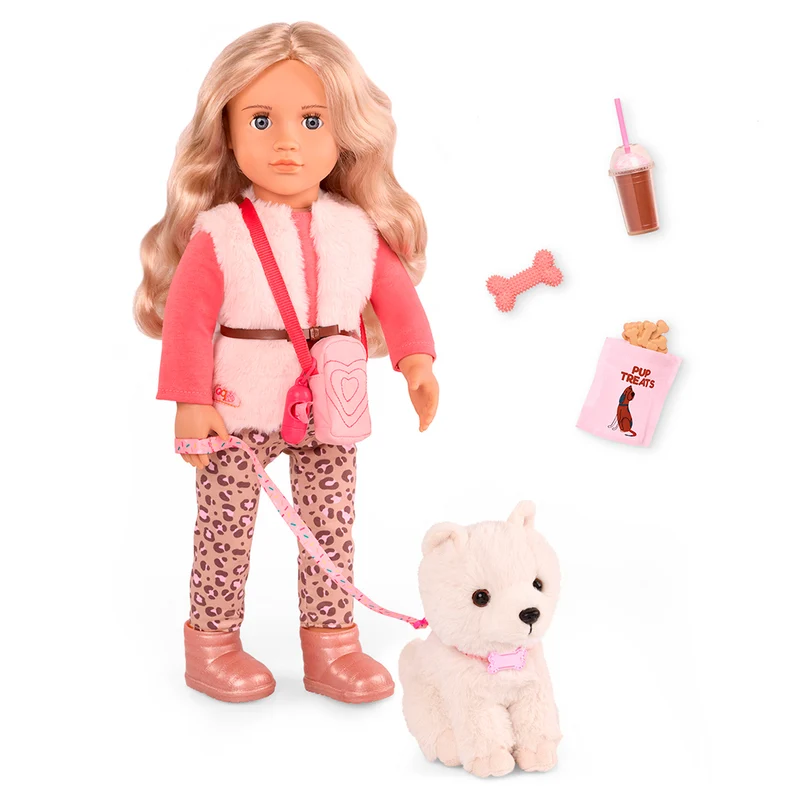 Poupée & animal OG - Kinsley et Kensi le Shih Tzu