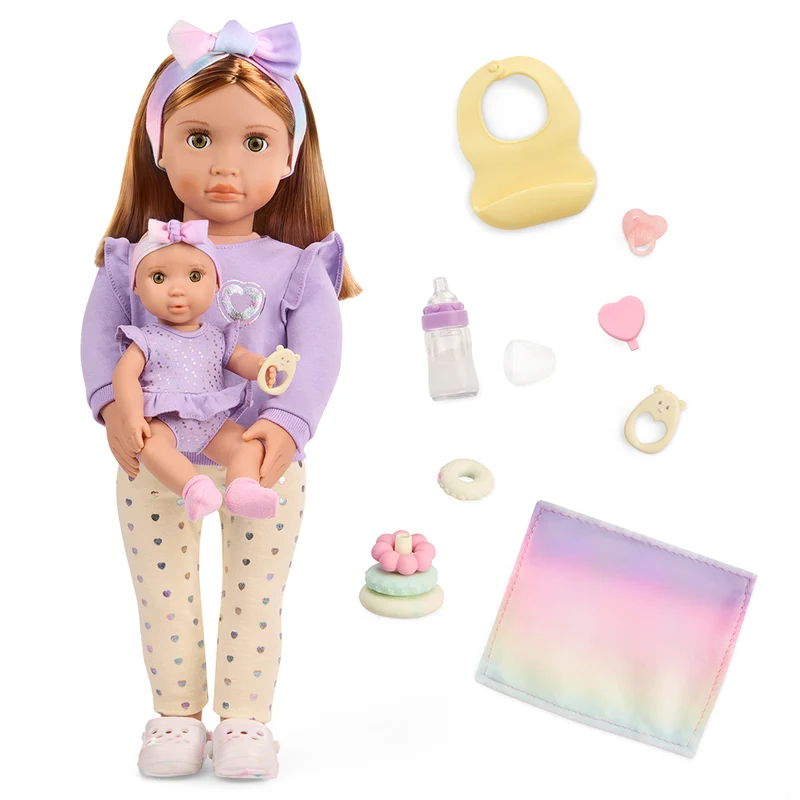 Poupée OG de luxe Grande-petite sœur Tory & Riley