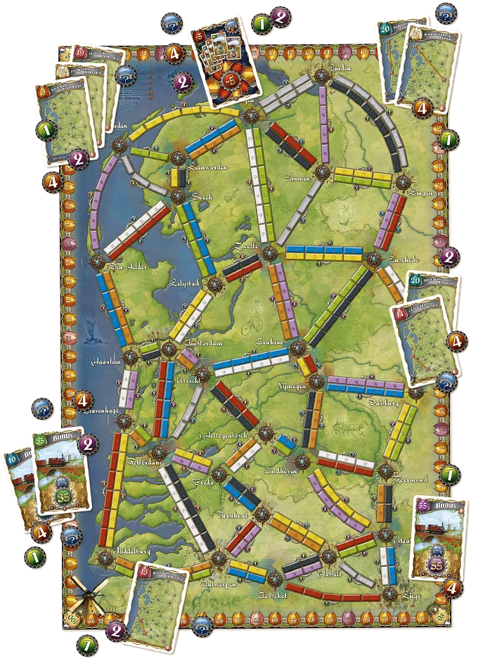Les Aventuriers Du Rail - Ticket To Ride Pays Bas
