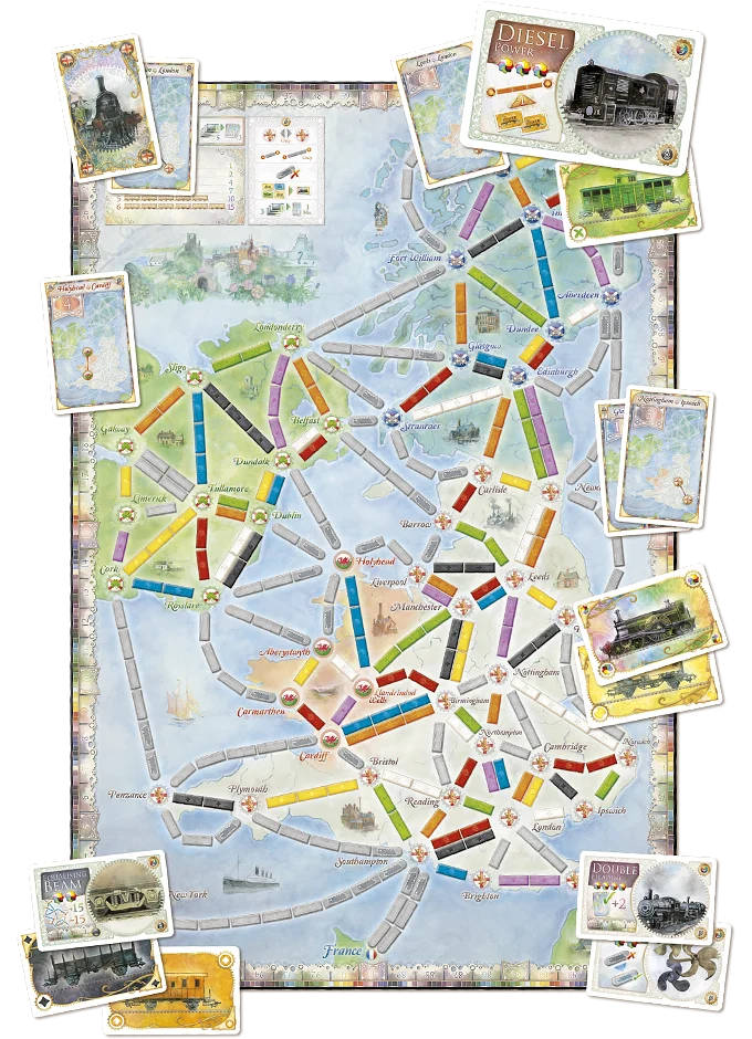Les Aventuriers Du Rail - Ticket To Ride Royaume Uni