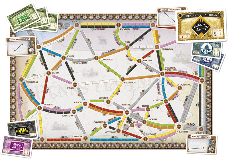 Les Aventuriers Du Rail - Ticket To Ride Royaume Uni