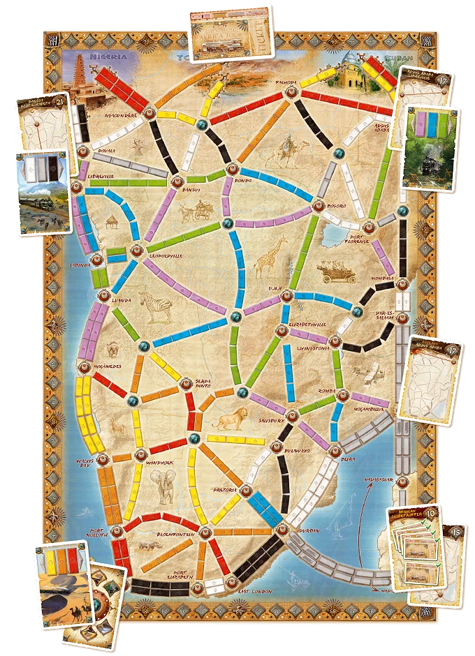 Les Aventuriers du Rail - Ticket To Ride Au coeur de l'Afrique