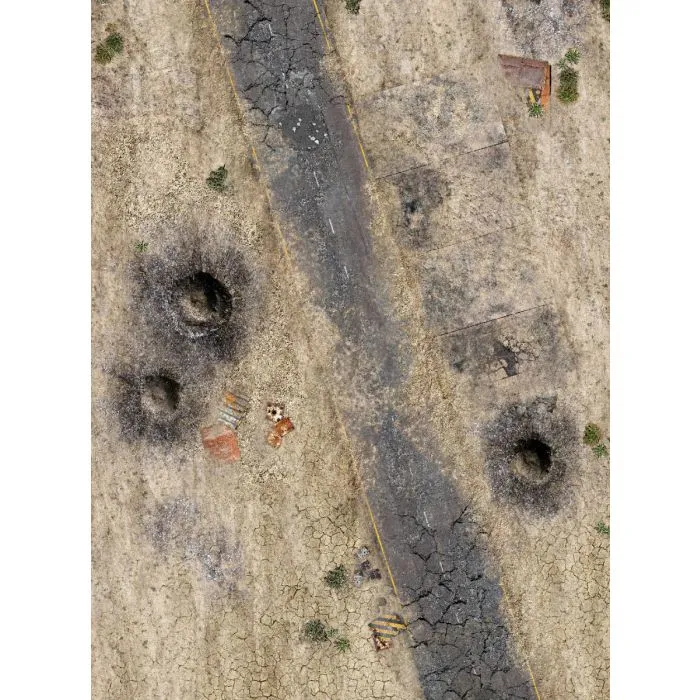 Tapis de jeu néoprène - Wasteland - 44”x60” / 112x152 cm