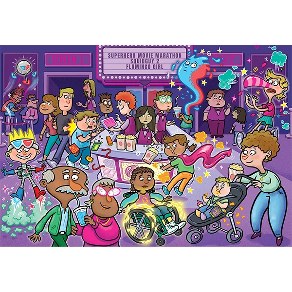 Wasgij Junior #2, Popcorn, 240 pcs