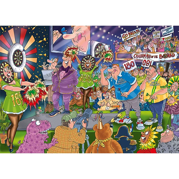 Wasgij Mystery 30, En plein dans le mille !, 1000