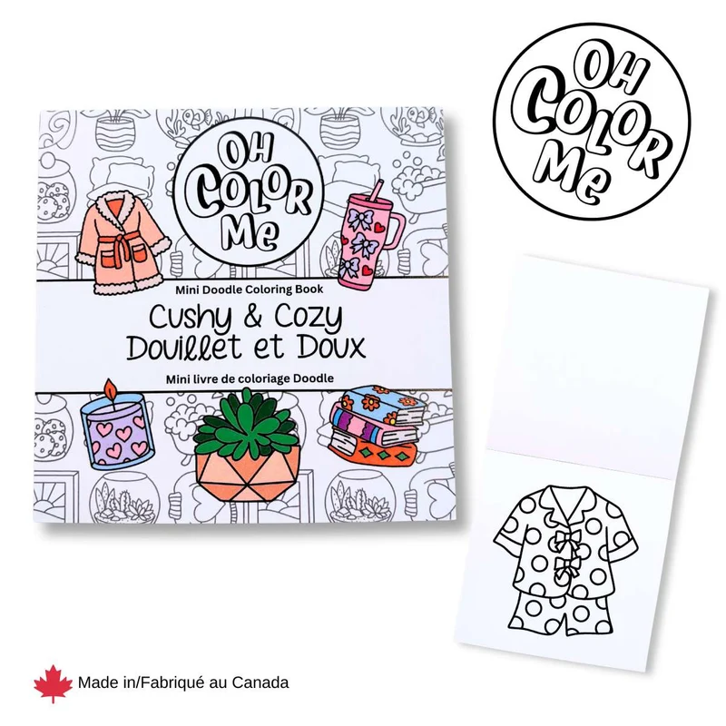 Mini livre de coloriage Douillet et doux