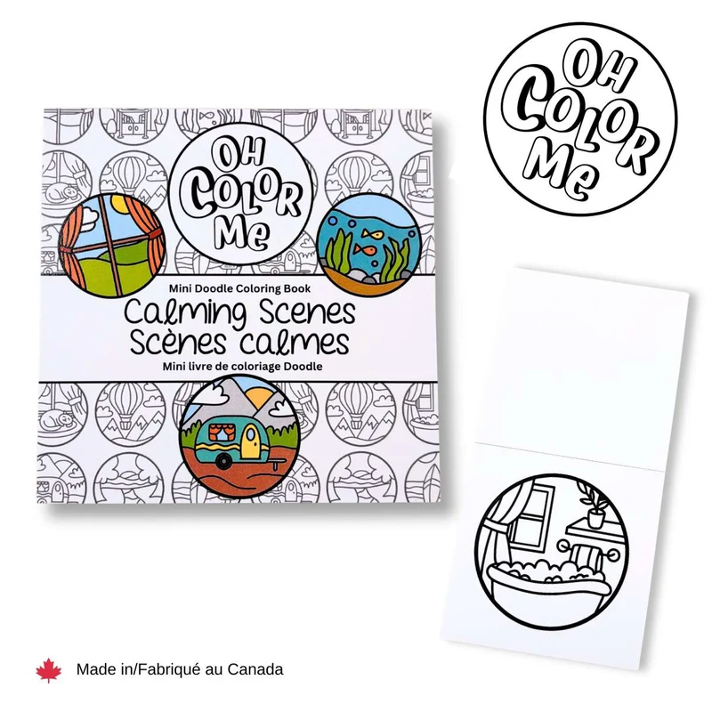 Mini livre de coloriage Scènes calmes