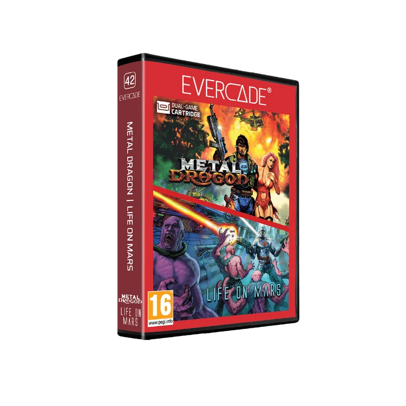 Blaze Evercade - Metal Dragon/Life on Mars - Cartouche n° 42