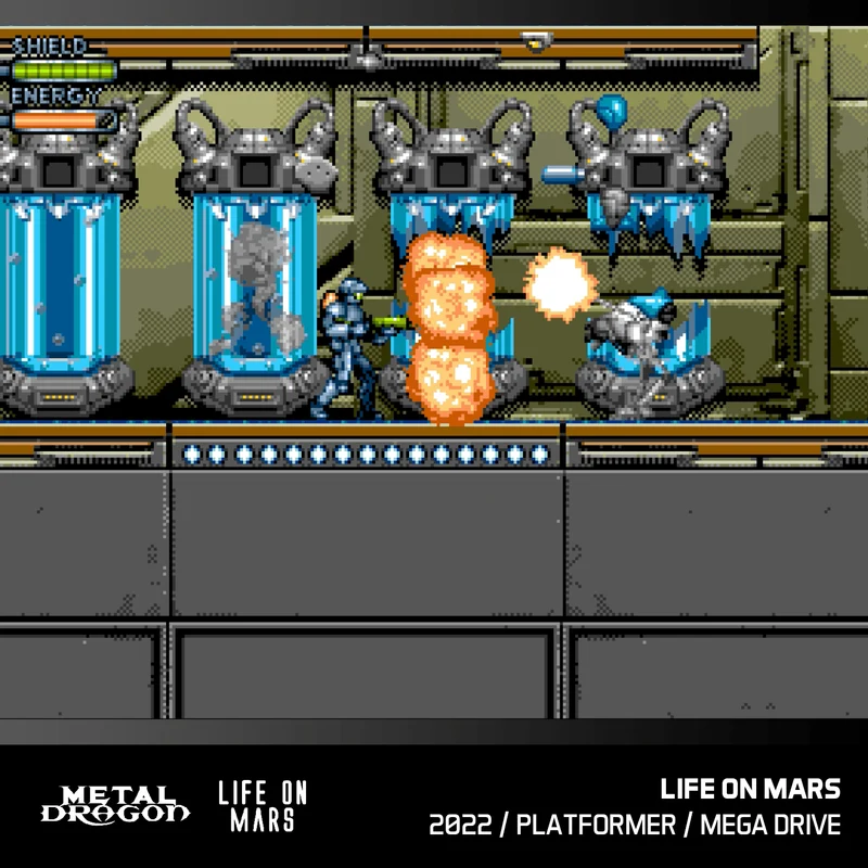 Blaze Evercade - Metal Dragon/Life on Mars - Cartouche n° 42