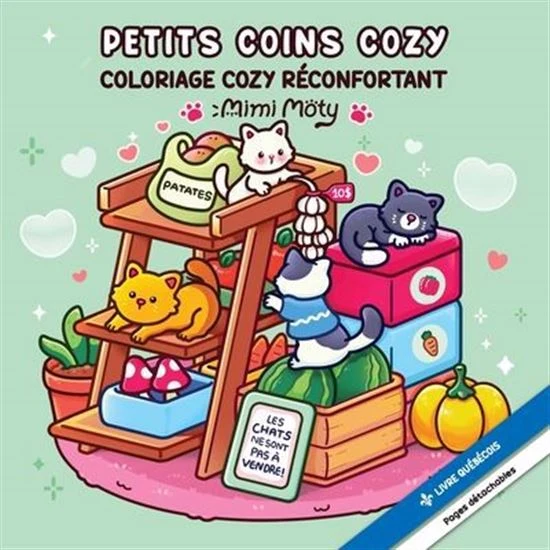 Petits coins cozy Coloriage cozy réconfortant