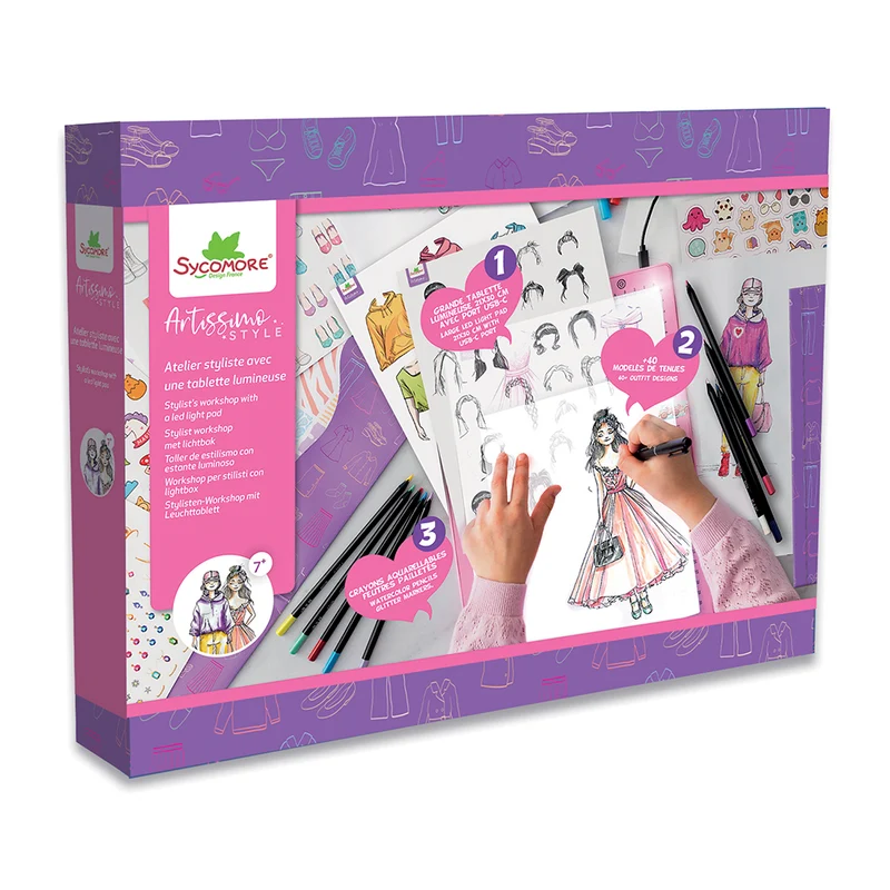 Artissimo Atelier stylisme avec tablette lumineuse