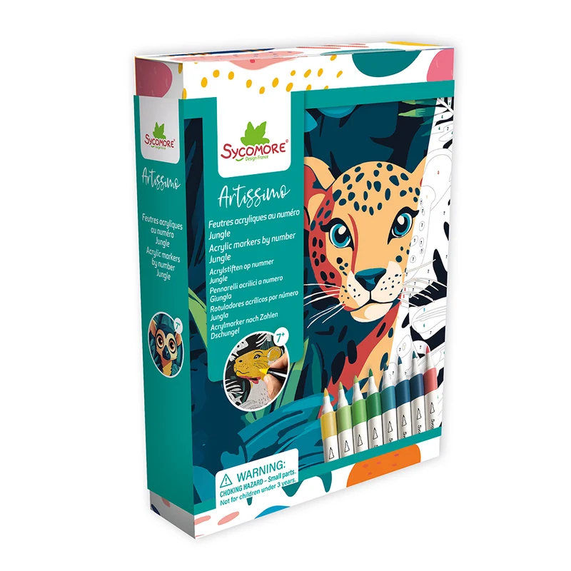 Artissimo - Feutres par numéro - Jungle