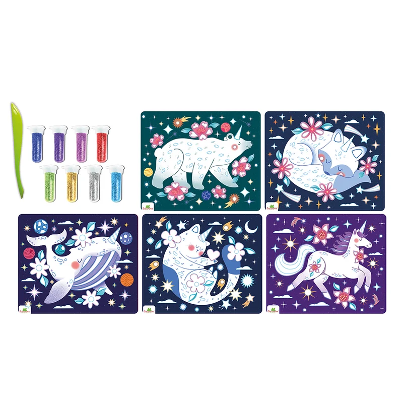 Artissimo -Tableaux paillettes - Animaux magiques