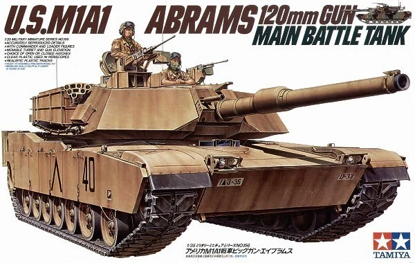 Modèle à coller ius m1a1 abrams tamk 1/35
