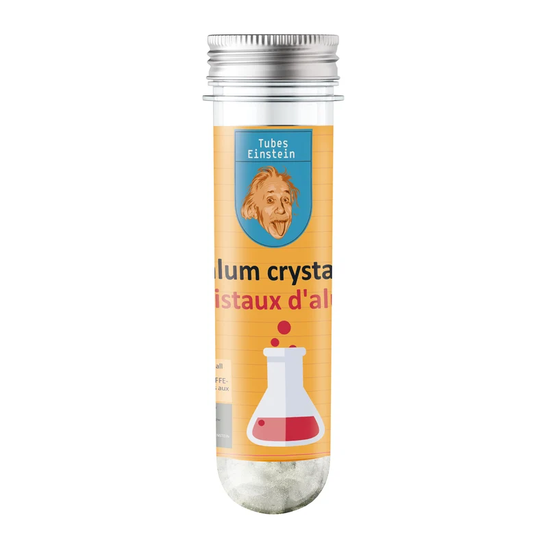 Cristaux d'alun - Tubes Einstein