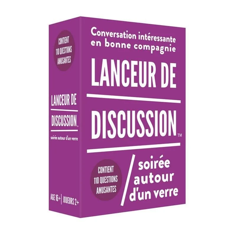 Lanceur de discussion - Soirée autour d'un verre (FR)
