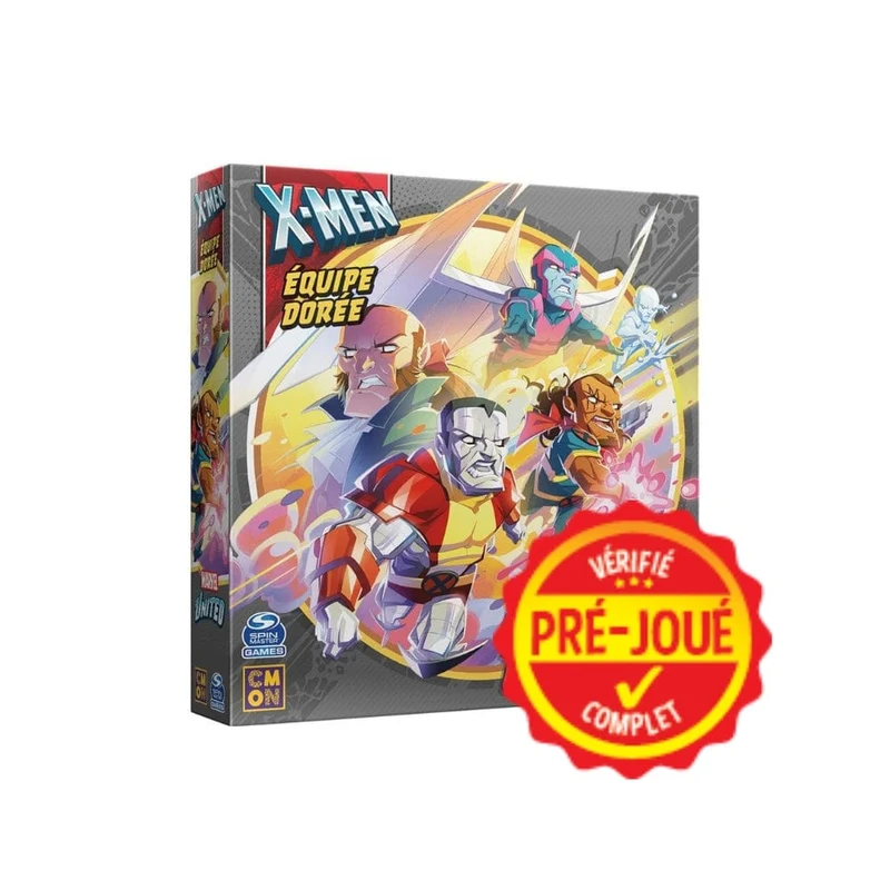 X-Men Marvel United équipe dorée (pré-joué) (FR)