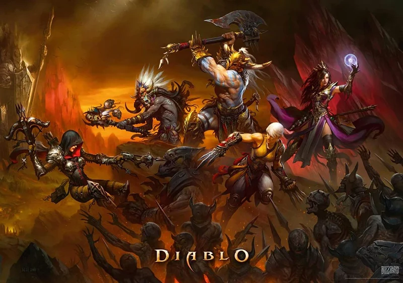 Diablo Heroes Battle Puzzle 1000 pièces