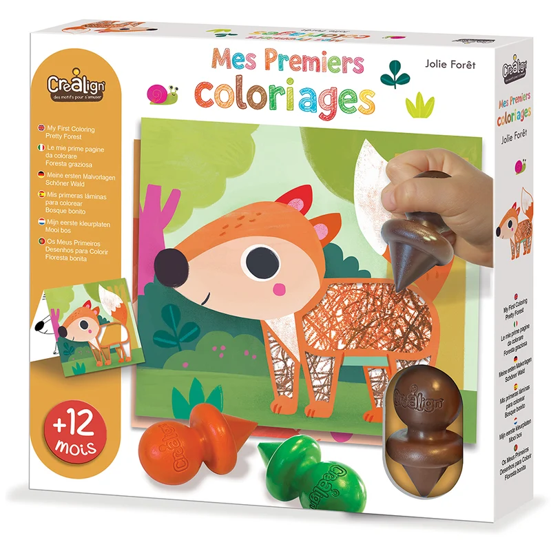 Crealign - Mes 1ers coloriage Forêt