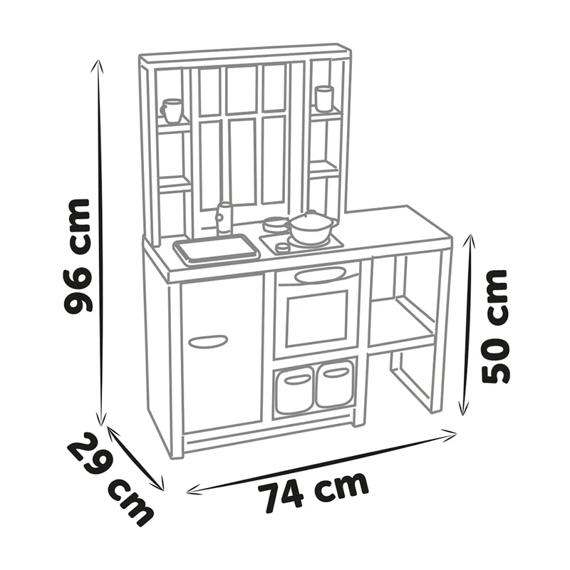 Smoby- Cuisine Loft Pink