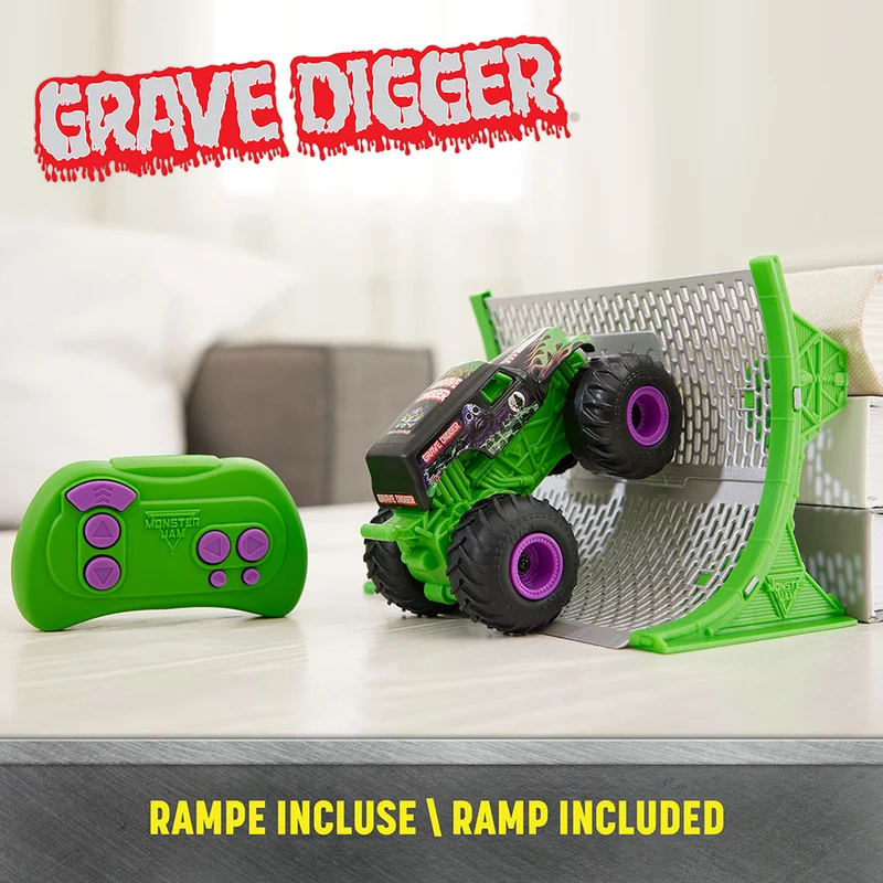 Monster Jam -Téléguidé Monster Truck Grave Digger