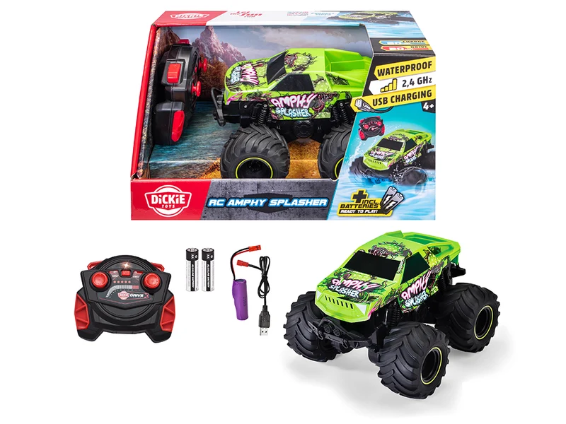 Téléguidé amphibien Amphy Splasher, RTR