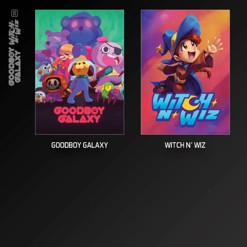 Evercade - Goodboy Galaxy & Witch N' Wiz - Cartouche n° 35