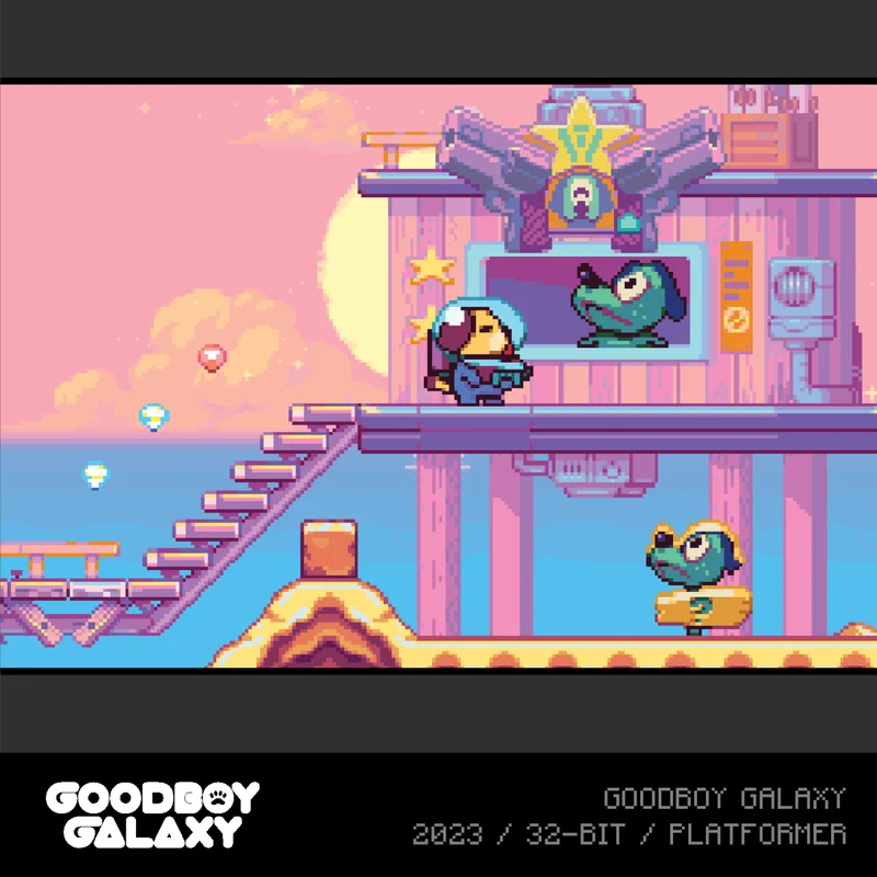 Evercade - Goodboy Galaxy & Witch N' Wiz - Cartouche n° 35