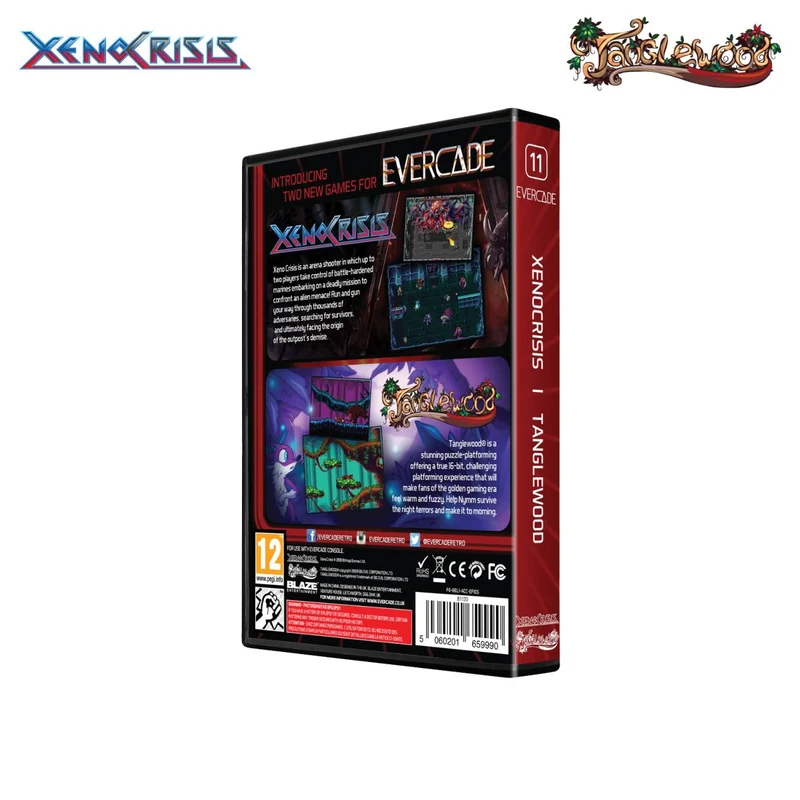 Blaze Evercade - Xeno Crisis + Tanglewood - Cartouche n° 11