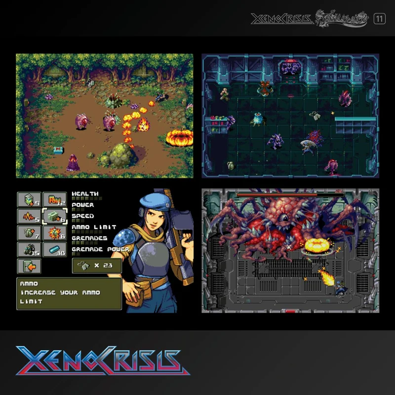 Blaze Evercade - Xeno Crisis + Tanglewood - Cartouche n° 11