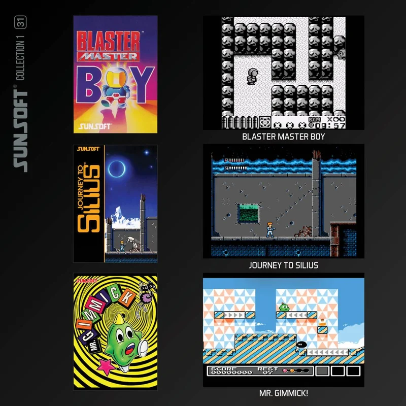 Blaze Evercade - Sunsoft Collection 1 - Cartouche n°31