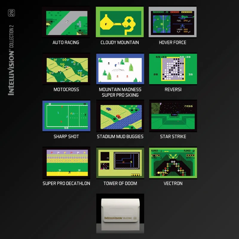 Blaze Evercade - Intellivision Cartridge 2 - Cartouche n° 26
