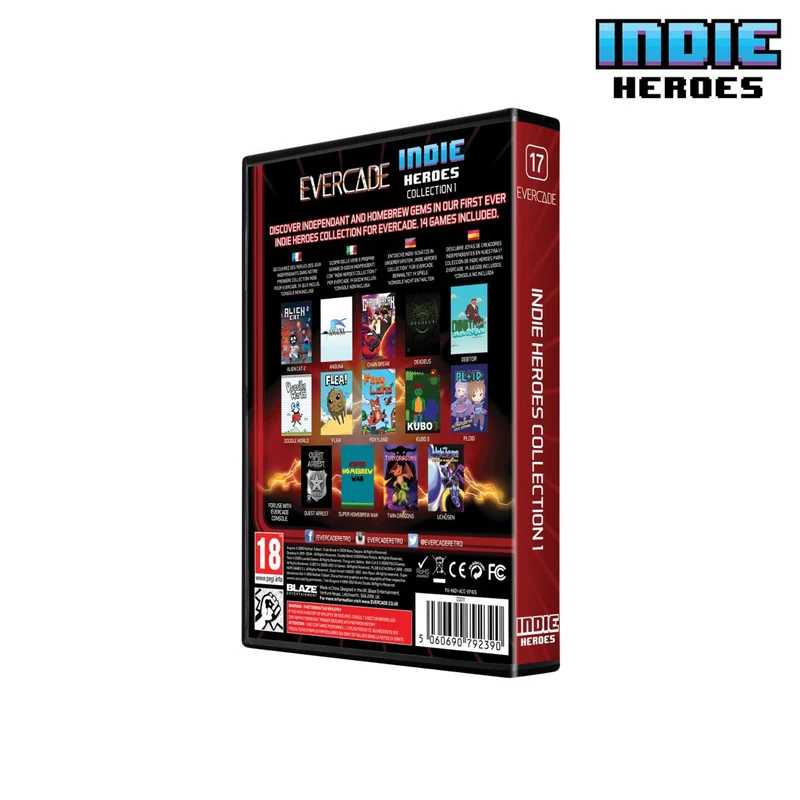 Blaze Evercade - Indie Heroes Collection 1 - Cartouche n° 17