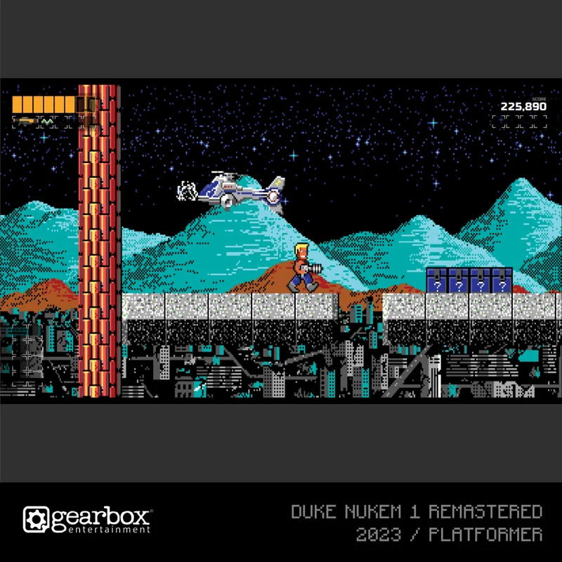 Blaze Evercade - Duke Nukem Collection 1 - Cartouche Evercade N° 33