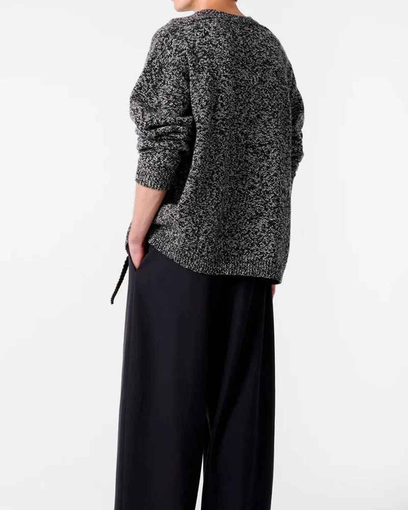 Studio Nicholson - Maille Hemyl - Marine Mouliné