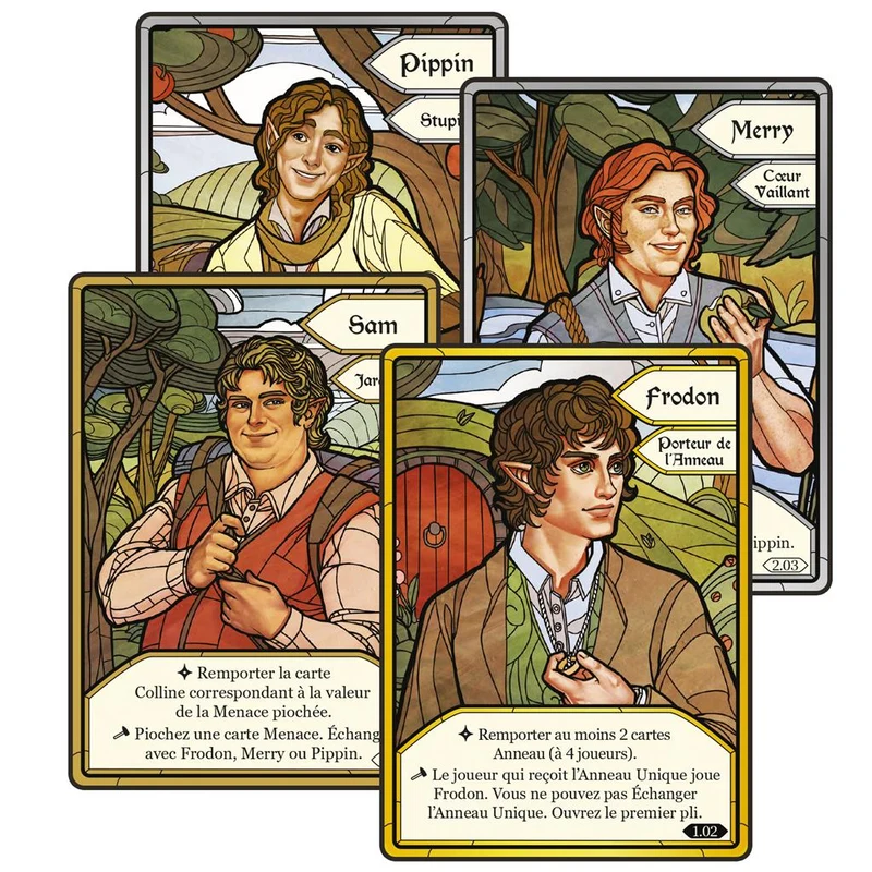 La communauté de l'anneau - le jeu de plis coopératif