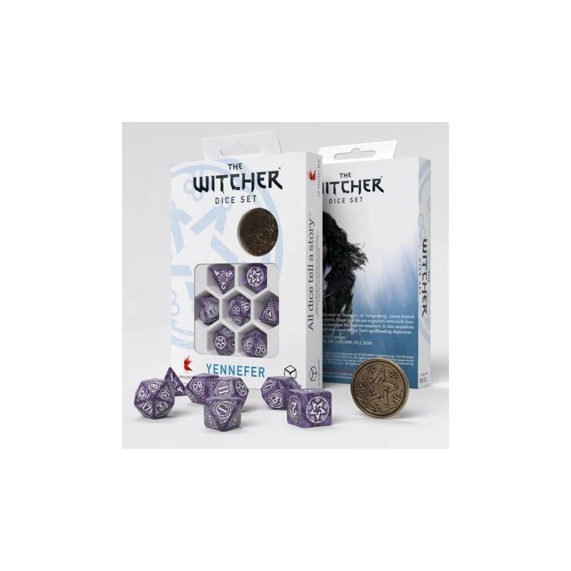 Set de dés The Witcher - Yennefer, Lilas et groseilles