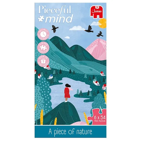 A piece of nature - Puzzles & Color Activity (6x54 pcs)