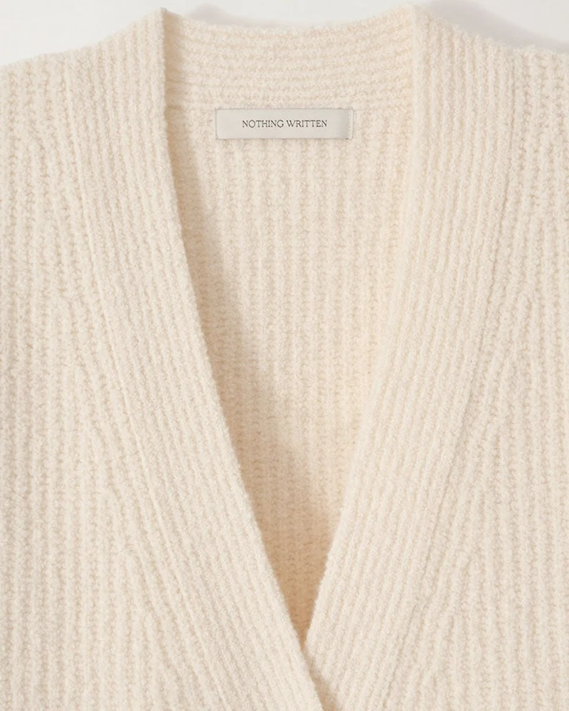 Nothing Written - Cardigan Garine - Ivoire