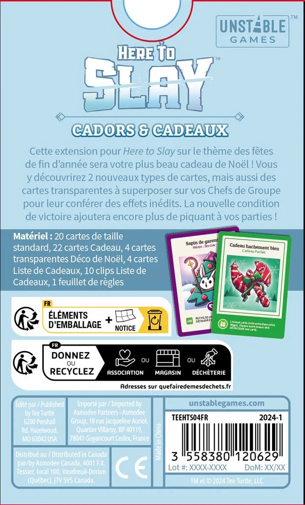 Here to slay - Cadors et Cadeaux