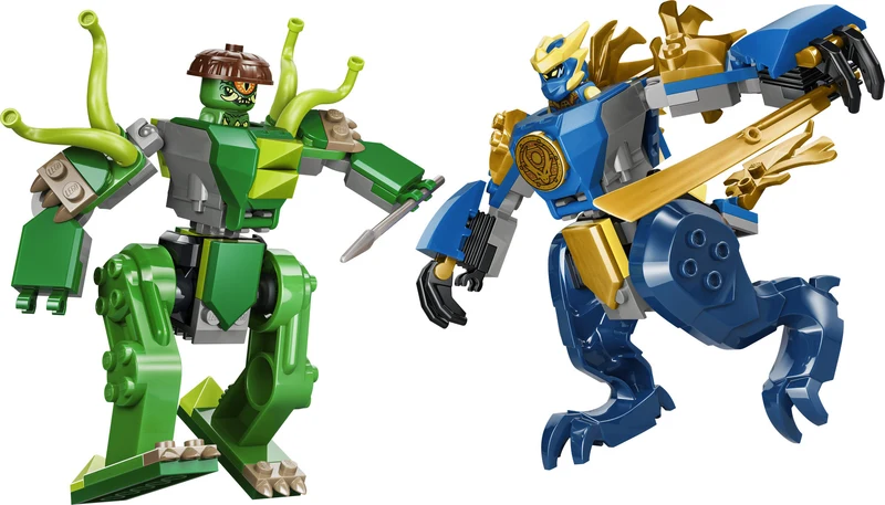 Le combat du robot dragon de Jay