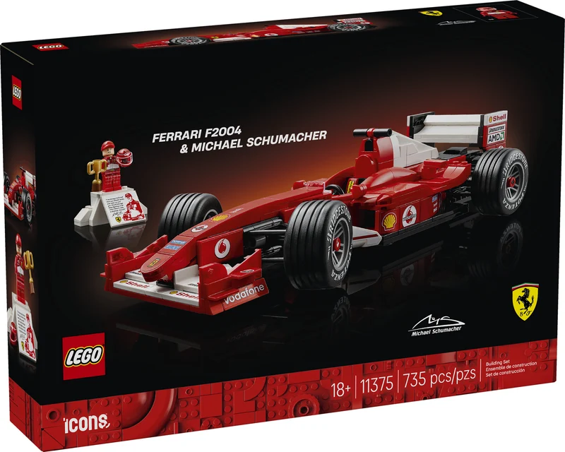 La Ferrari F2004 et Michael Schumacher