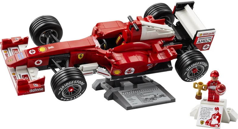 La Ferrari F2004 et Michael Schumacher
