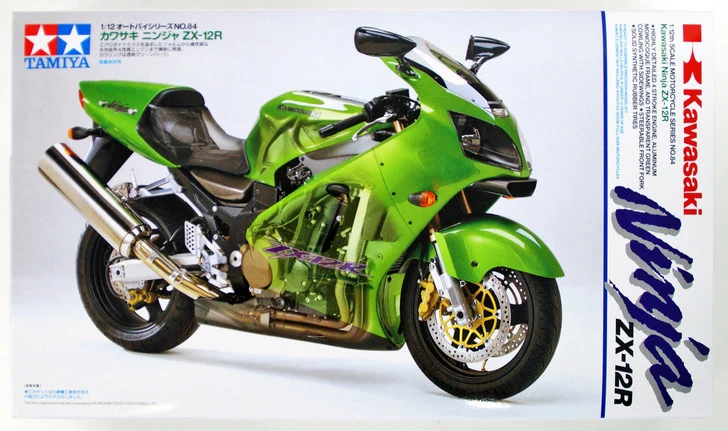 KAWASAKI NINJA ZX-12R 1/12, modèle à coller