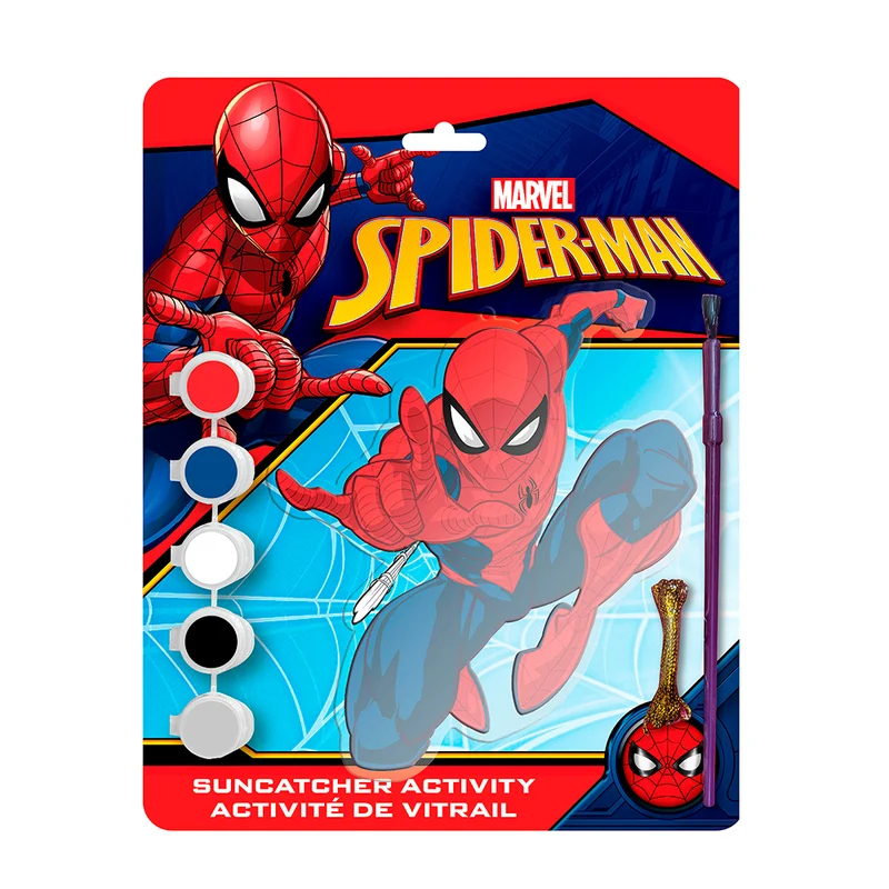 Peindre un vitrail Spidey