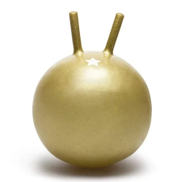 Ballon Sauteur Doré Pailleté